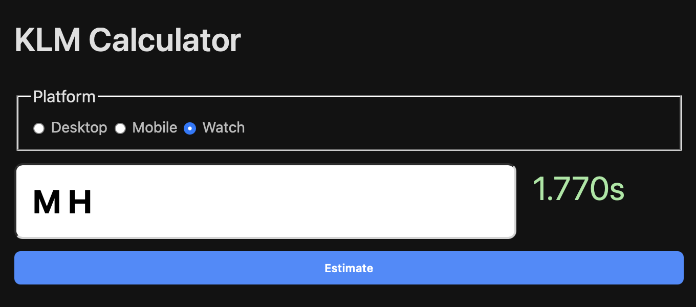 *LM Calculator